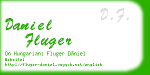 daniel fluger business card